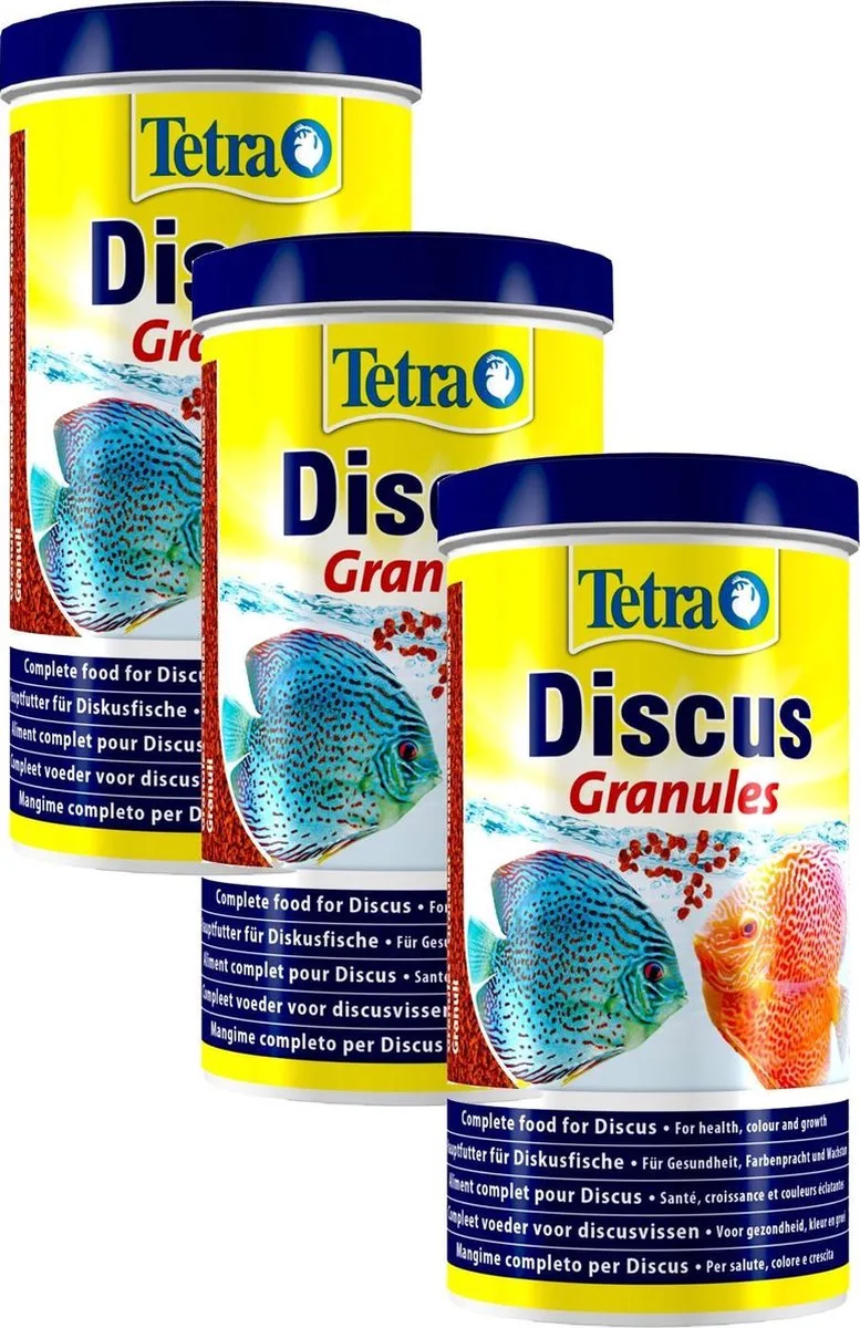 Discus Granulaat - Vissenvoer - 3 x 1 l de Tetra – photo produit