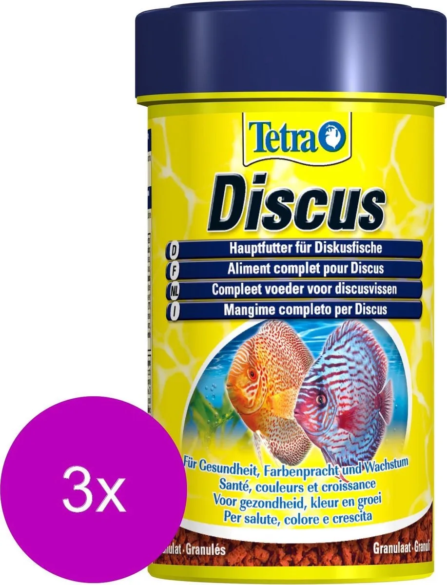 Discus Granulaat - Vissenvoer - 3 x 100 ml de Tetra – photo produit