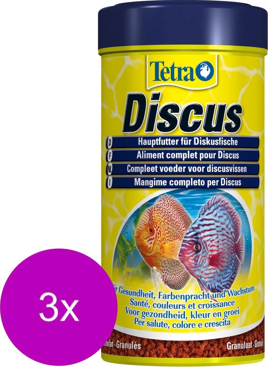 Discus Granulaat - Vissenvoer - 3 x 250 ml de Tetra – photo produit