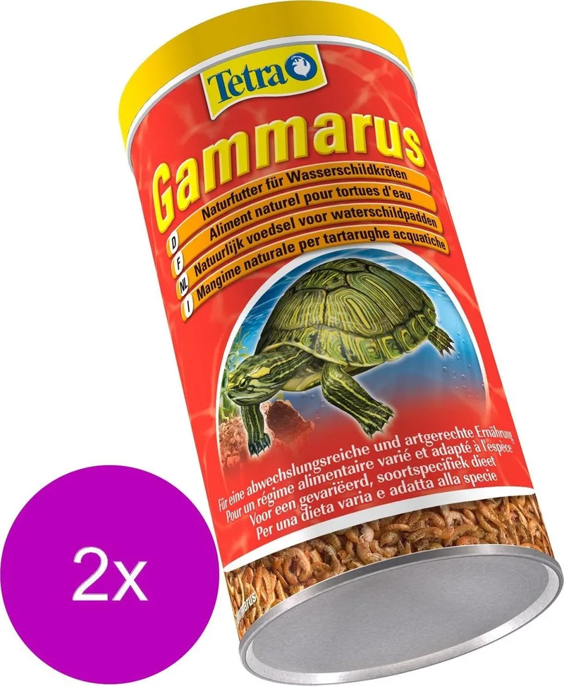 Fauna Gammarus Schildpadvoer - Voer - 2 x 4 l de Tetra – photo produit
