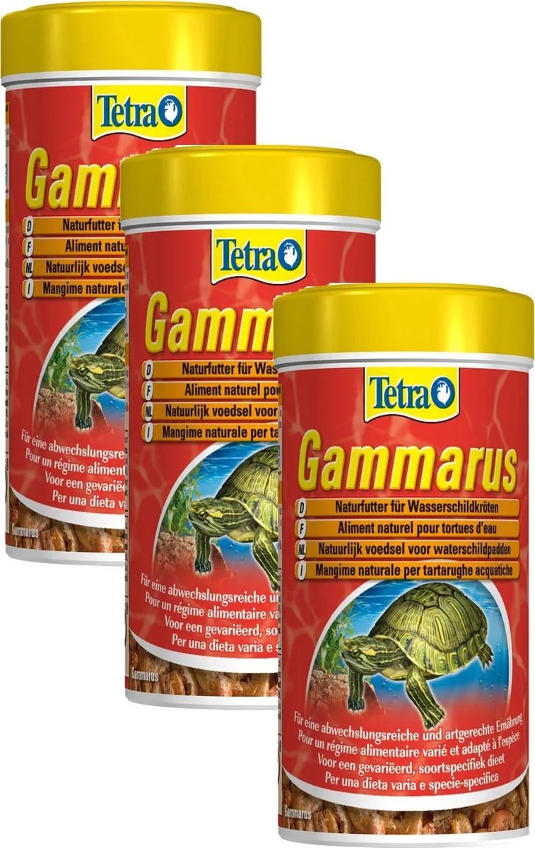 Fauna Gammarus Schildpadvoer - Voer - 3 x 100 ml fra Tetra – produktbillede