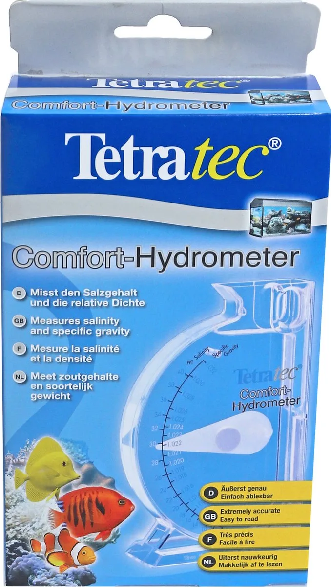 Hydrometer Comfort van Tetra in Blauw – productfoto