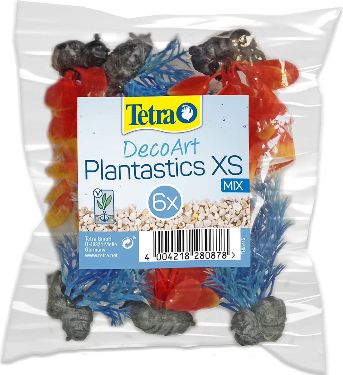 kunstplantjes - Aquariumplanten - Mini - 6 stuks von Tetra in Blau, Orange – Produktfoto