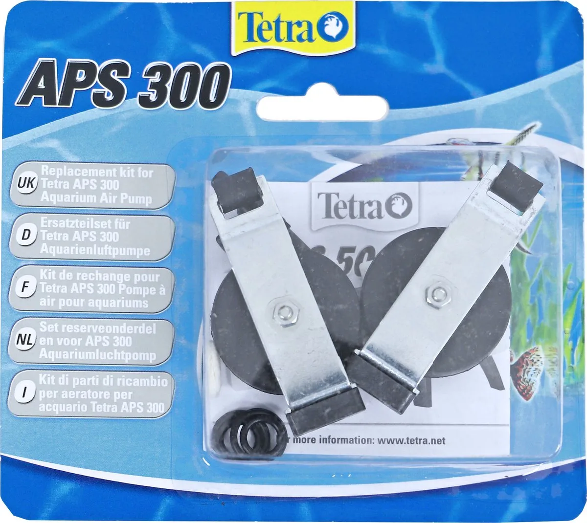Onderdelenset APS300 van Tetra in Zilver – productfoto