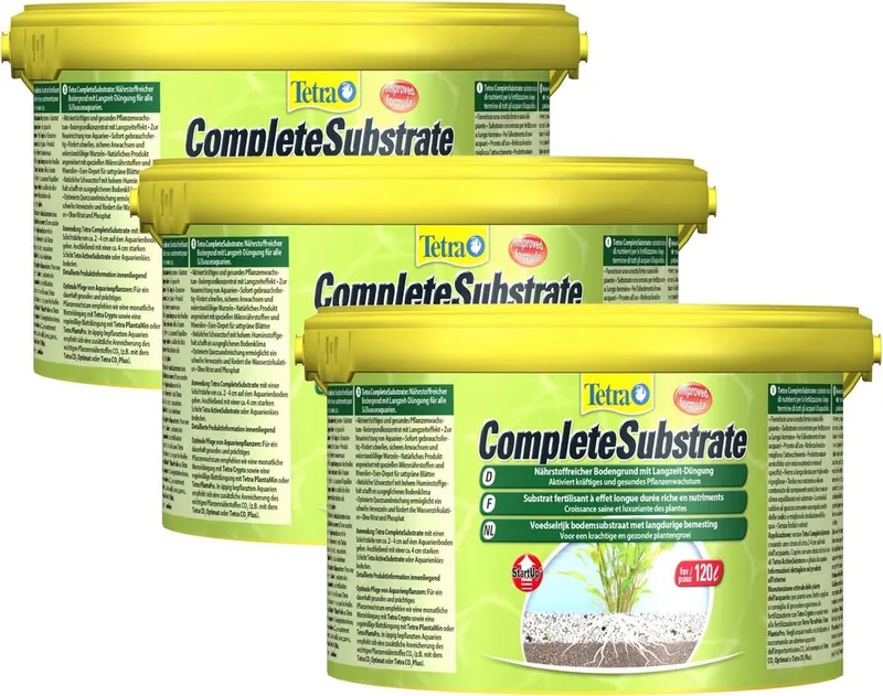 Plant Complete Substrate - Aquarium -Voedingsbodem - 3 x 5 kg von Tetra – Produktfoto