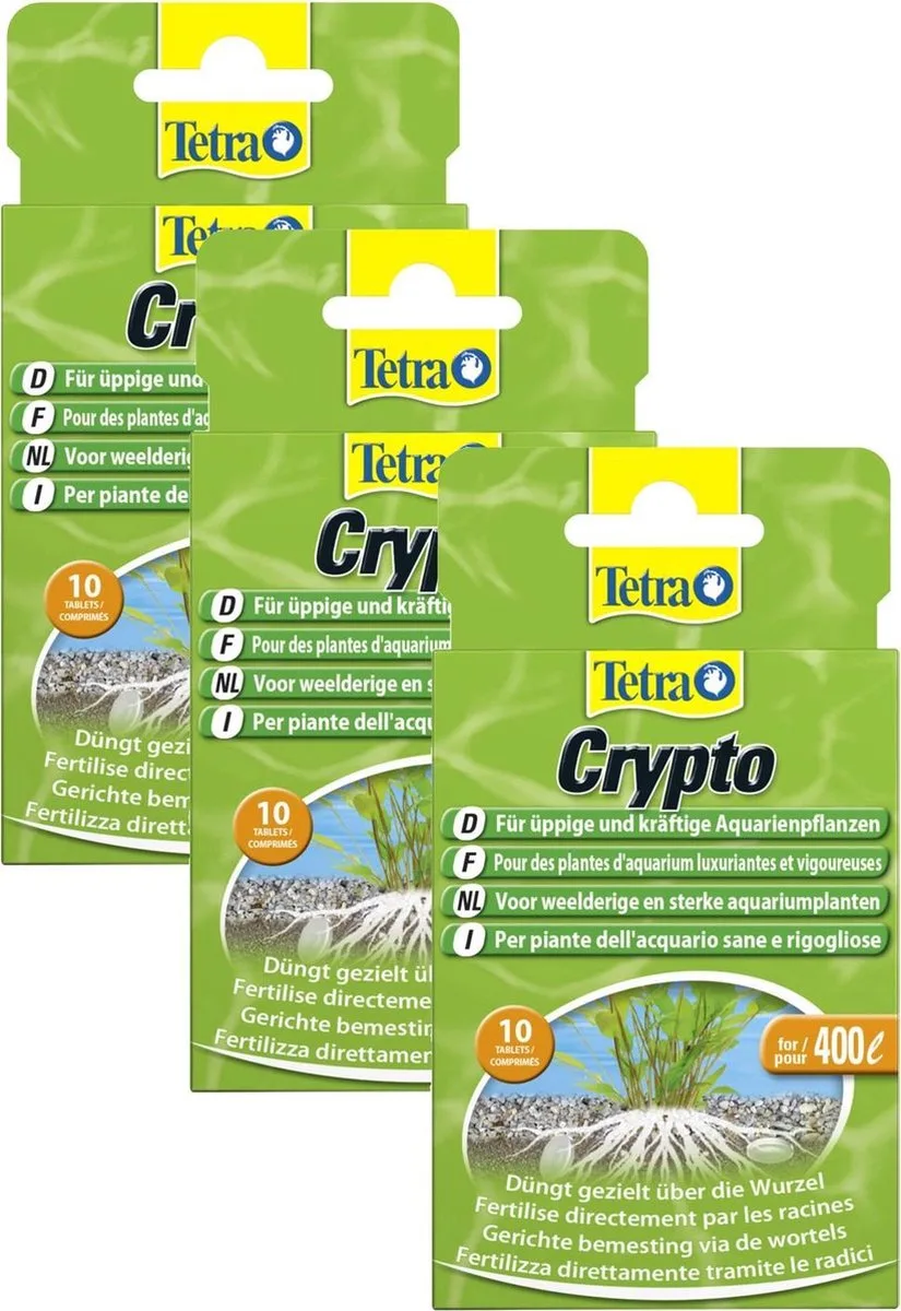 Plant Crypto Meststoftabletten - Plantenmeststoffen - 3 x 10 tab från Tetra – produktbild