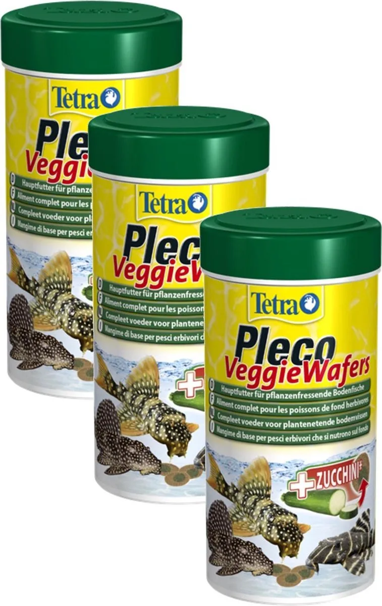 Pleco Wafer - Vissenvoer - 3 x 100 ml van Tetra – productfoto