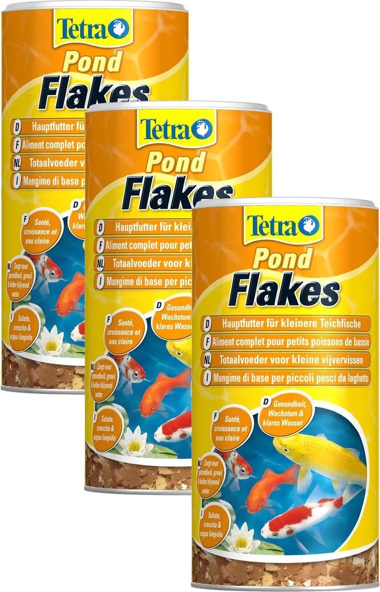 Pond Flakes - Vijvervoer - 3 x 1 l by Tetra – product photo