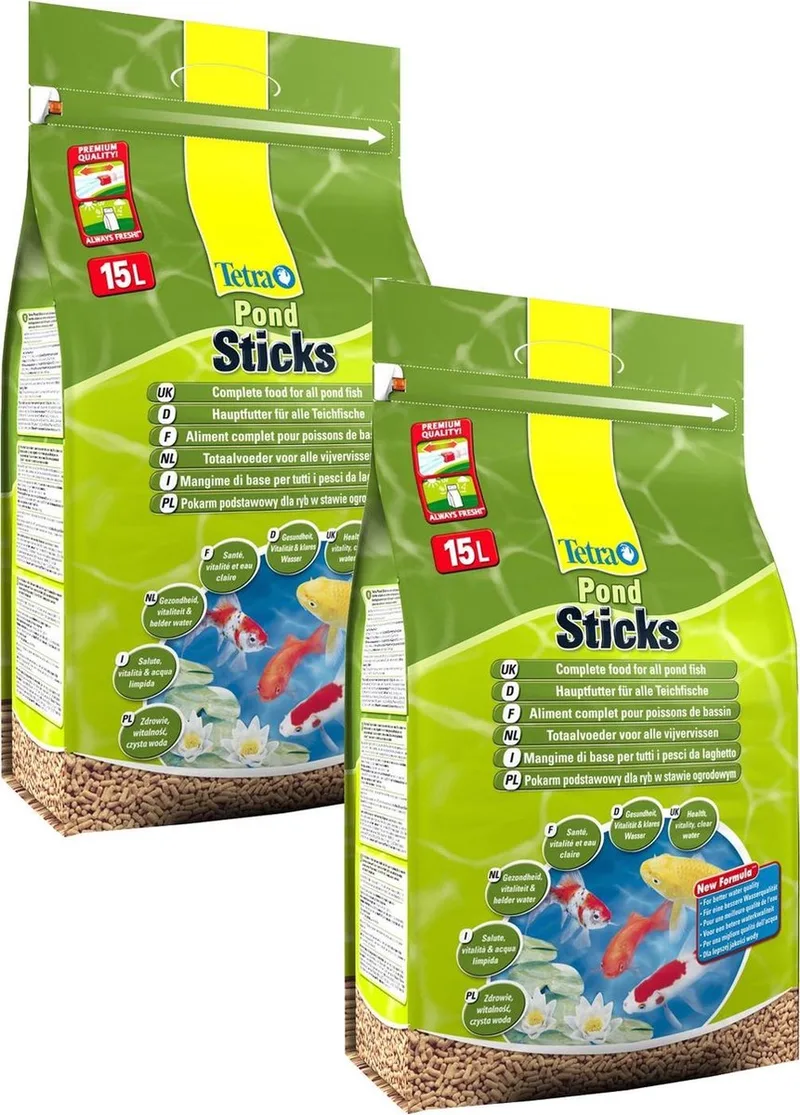 Pond Sticks - Vijvervoer - 2 x 15 l von Tetra – Produktfoto