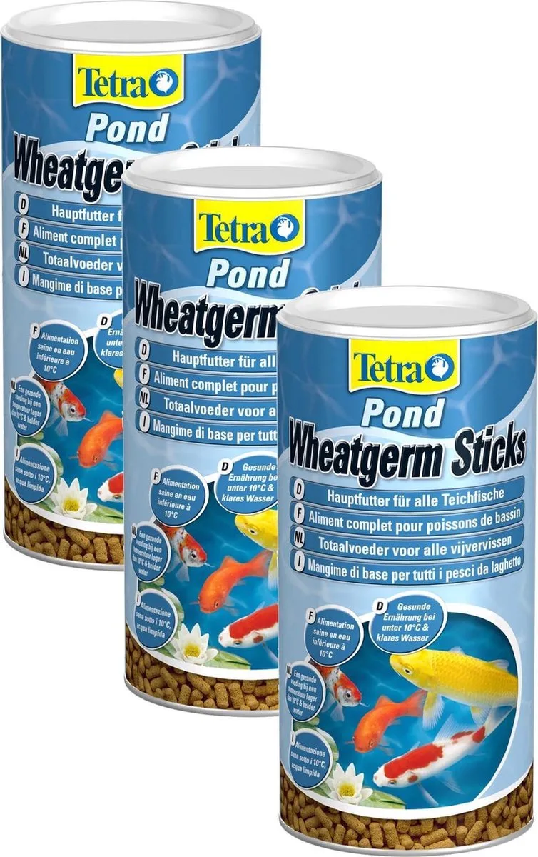 Pond Wheatgerm Sticks - Vijvervoer - 3 x 1 l by Tetra – product photo