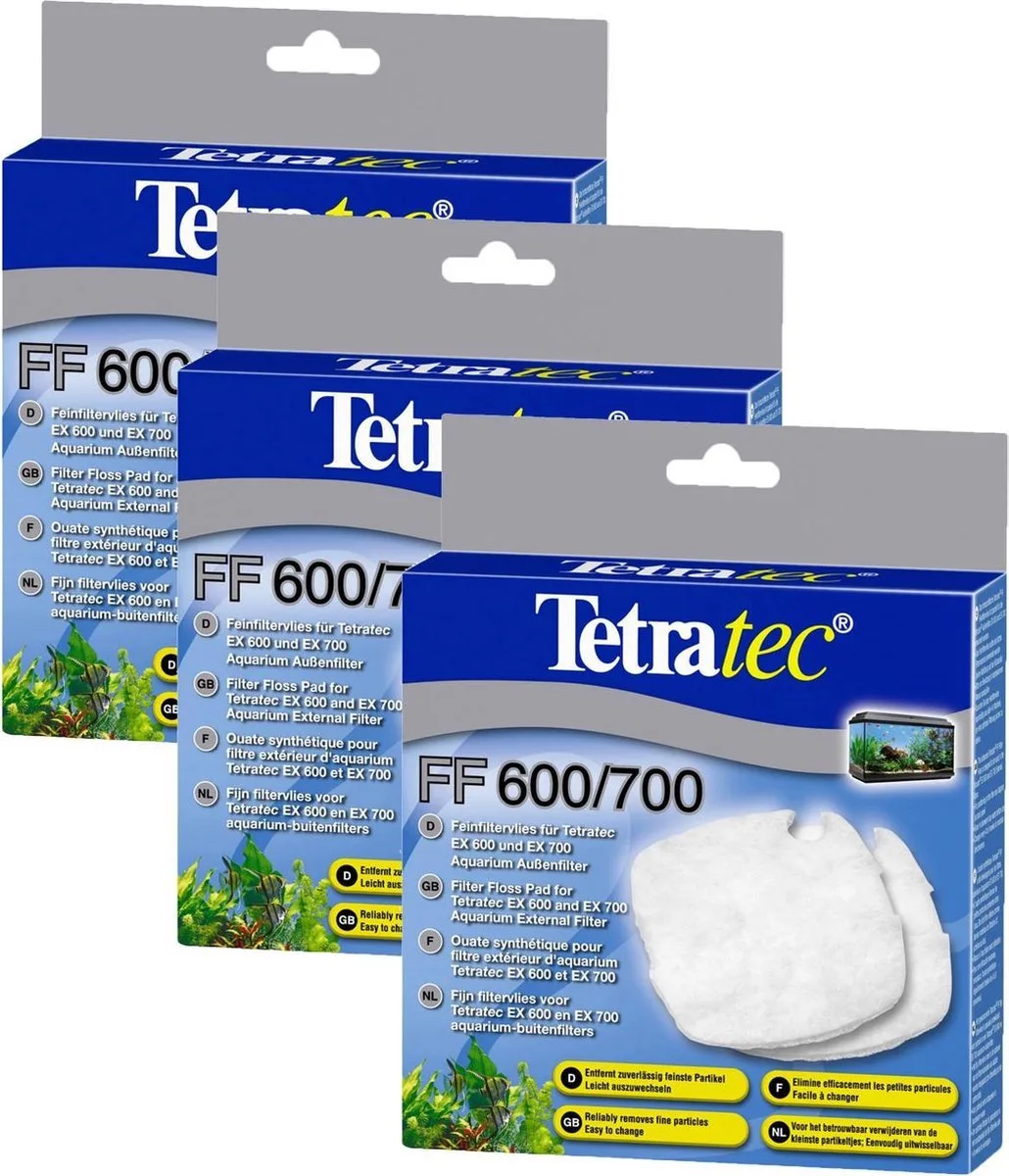 Tec Ex Ff Filtervlies - Filtermateriaal - 3 x 2 stuks 400-600 van Tetra – productfoto