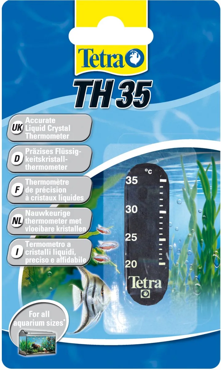 Tec Th 35 Thermometer - Aquarium Toebehoren - 20-35 C van Tetra in Zwart – productfoto