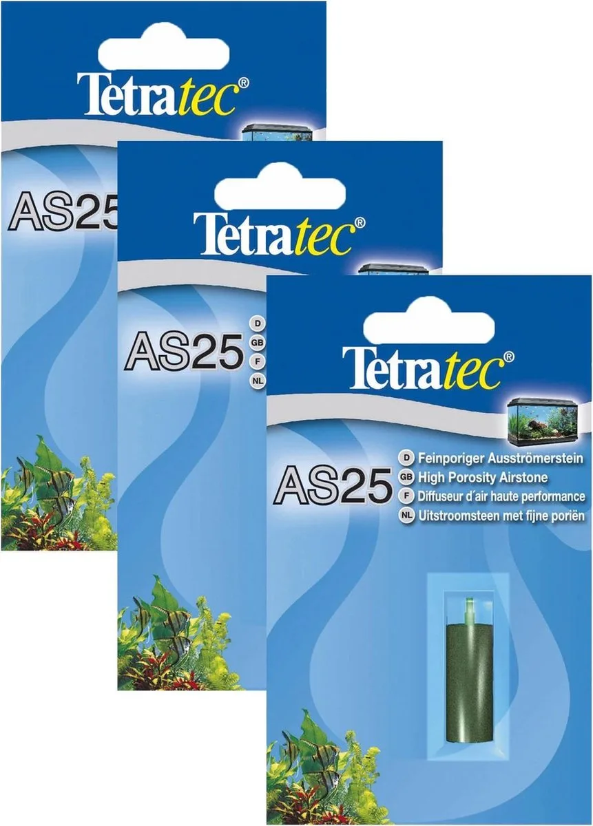 Tec Uitstroomsteen - Beluchting - 3 x 25 mm 25 van Tetra in Zwart – productfoto