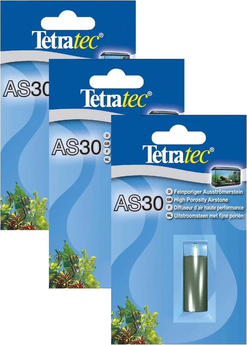 Tec Uitstroomsteen - Beluchting - 3 x 30 mm 30 de Tetra en Noir – photo produit