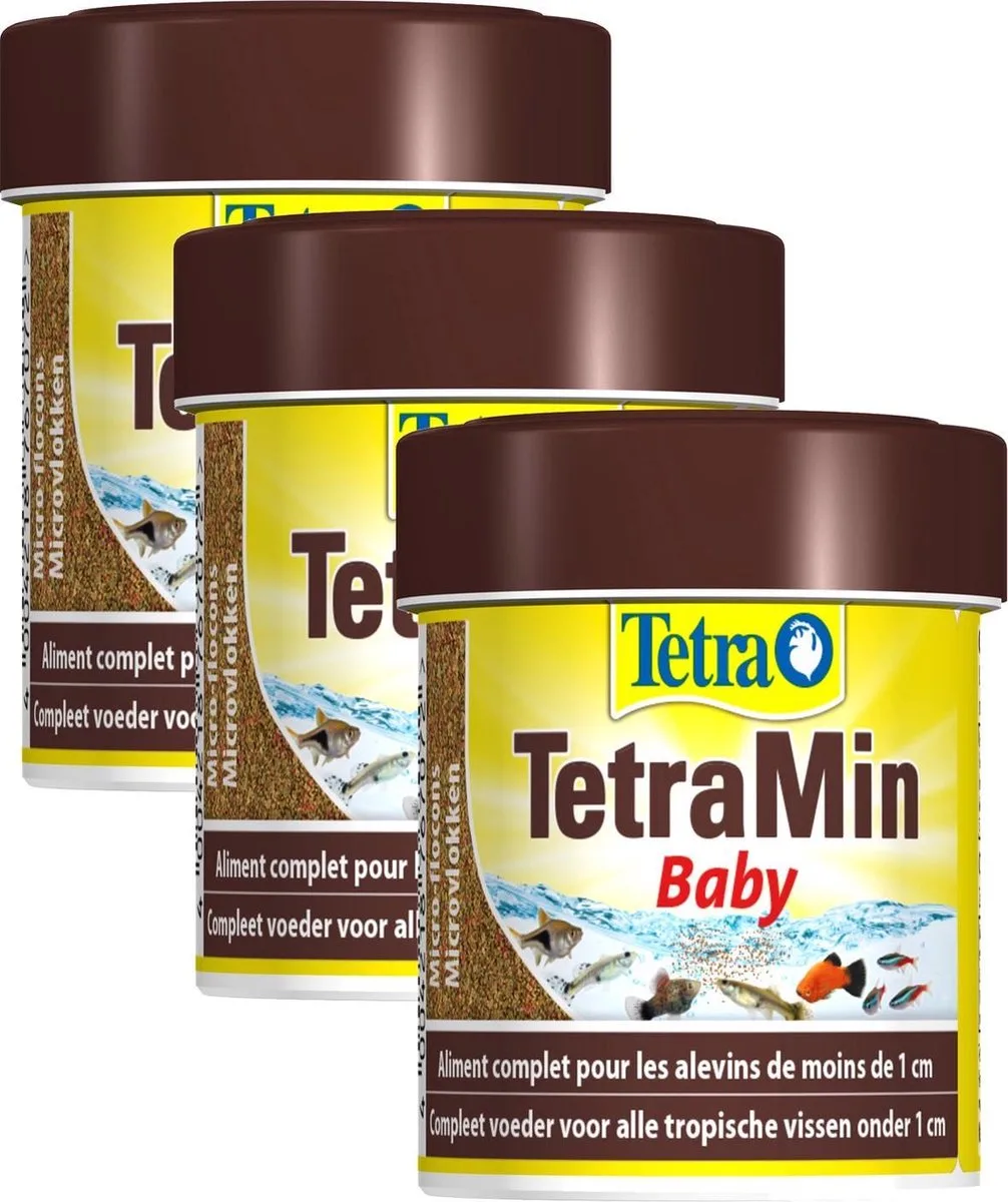 Tetramin Baby Bio Active - Vissenvoer - 3 x 66 ml by Tetra – product photo