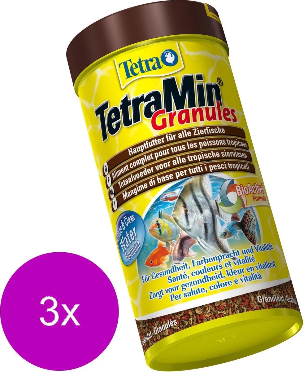 Tetramin Granules Bio Active - Vissenvoer - 3 x 250 ml van Tetra – productfoto