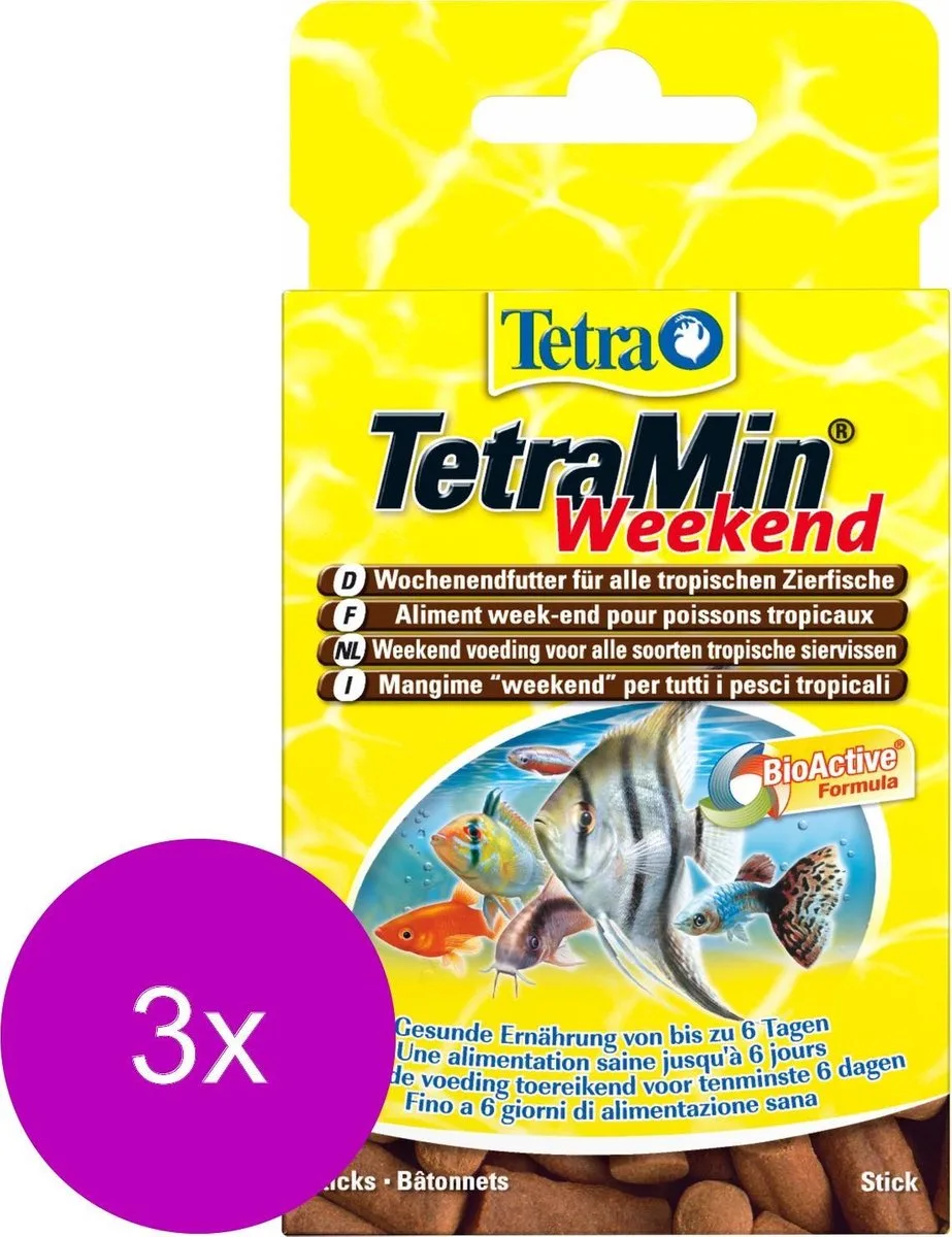 Tetramin Weekend Sticks - Vissenvoer - 3 x 20 stuks von Tetra – Produktfoto