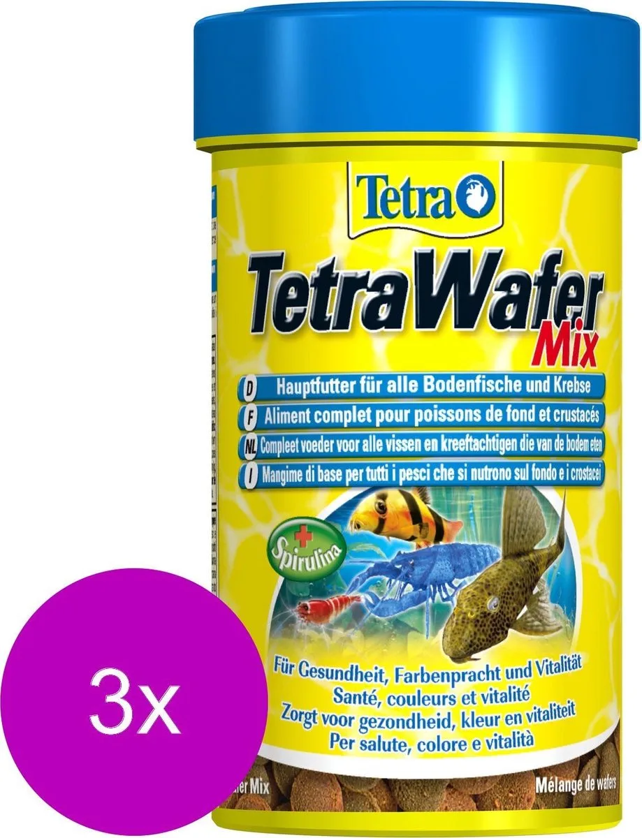 Wafermix - Vissenvoer - 3 x 100 ml von Tetra – Produktfoto