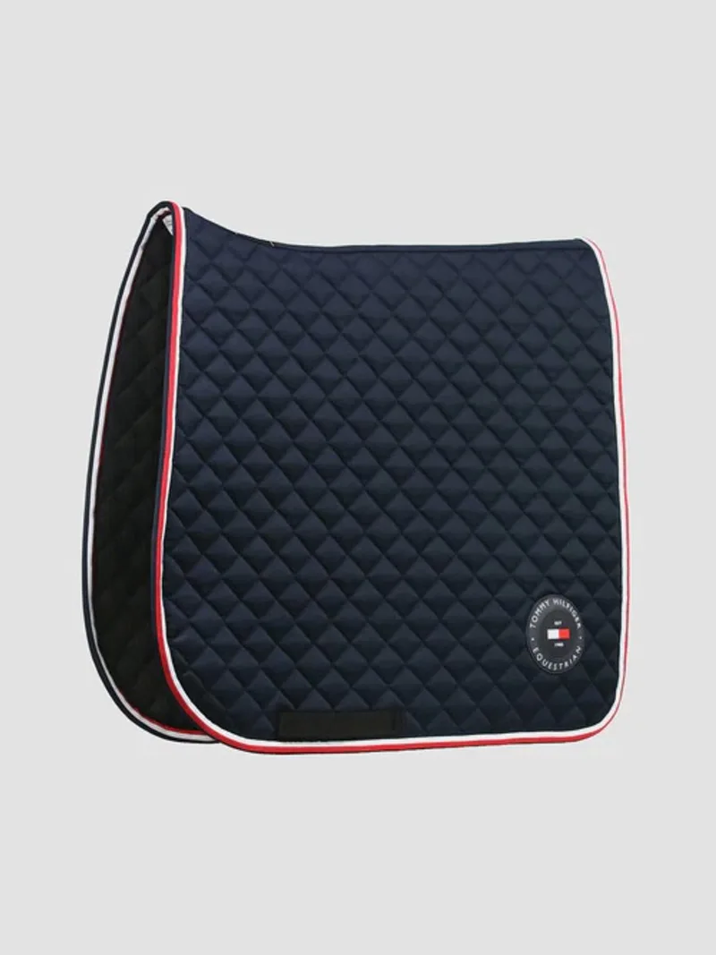 Global Waffle Zadeldek Full de Tommy Hilfiger Equestrian en Blanc – photo produit