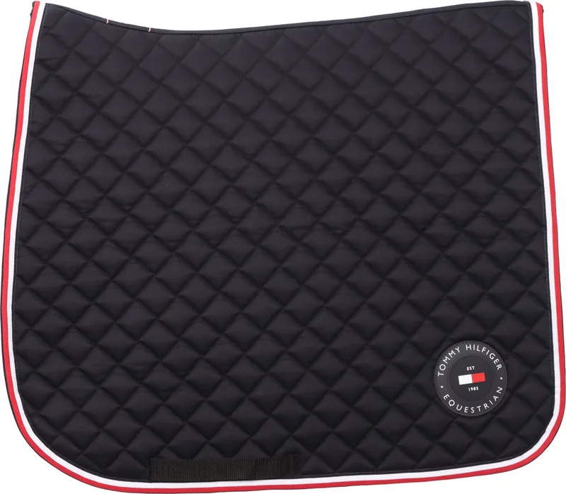 Zadeldek Tommy Hilfiger Global Waffle Pad Dressage von Tommy Hilfiger Equestrian in Dunkelblau – Produktfoto