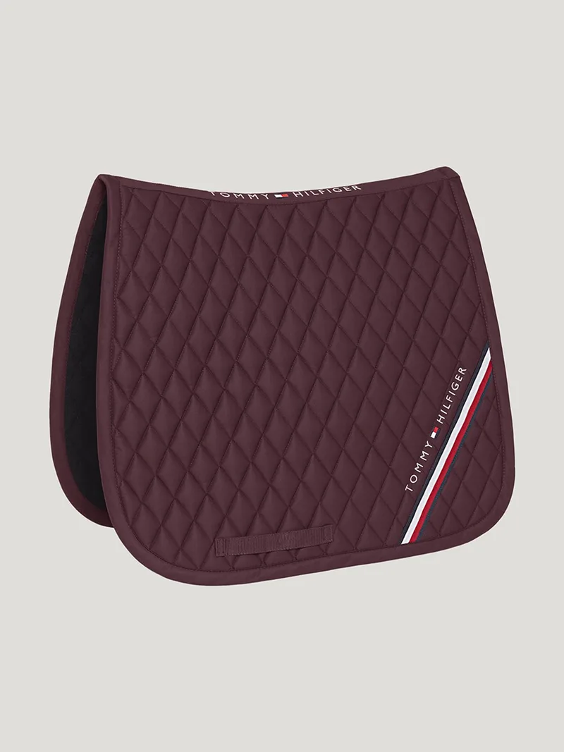 Zadeldek Tommy Hilfiger Stanford Dressuur von Tommy Hilfiger Equestrian in Donkerrood – Produktfoto