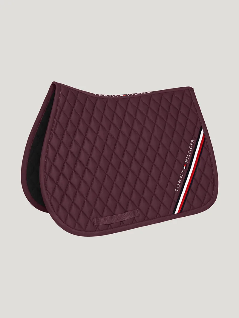 Zadeldek Tommy Hilfiger Stanford Springen von Tommy Hilfiger Equestrian in Donkerrood – Produktfoto