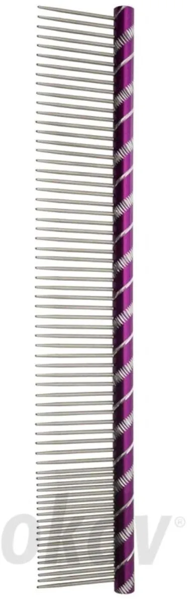 Hondenkam - Honden Kam - Fantasy - 25 cm - Grof en fijn von Tools-2-Groom in Lila – Produktfoto