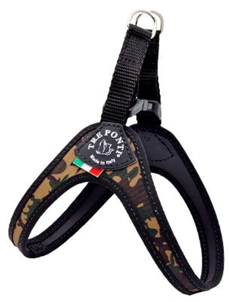 Fibbia Verstelbaar Hondentuig - Groen - Maat 3,5 (7-9 kg) de Tre Ponti – photo produit