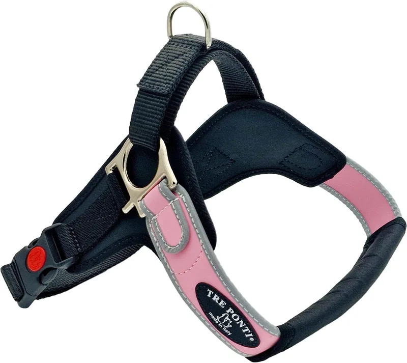 Hondentuig Forza maat L (64-80cm) von Tre Ponti in Rosa – Produktfoto