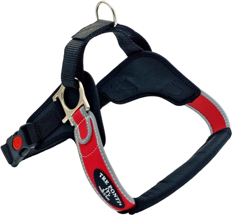 Hondentuig Forza maat XXL (83-112cm) de Tre Ponti en Rose – photo produit