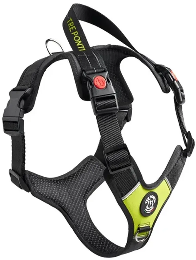 Hondentuig Harmonia maat M - 10 tot 20 kg by Tre Ponti in Lime – product photo