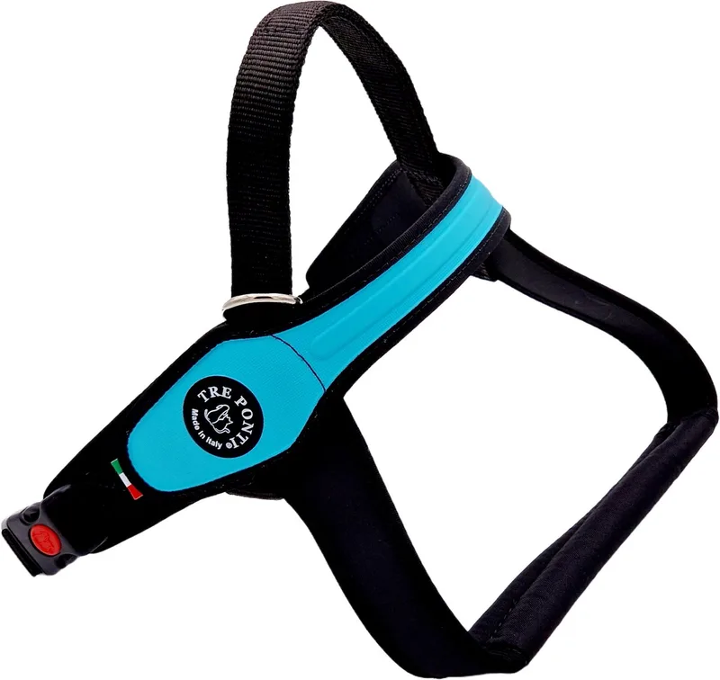 Hondentuig Primo maat XXL (85-116cm) von Tre Ponti in Blau – Produktfoto
