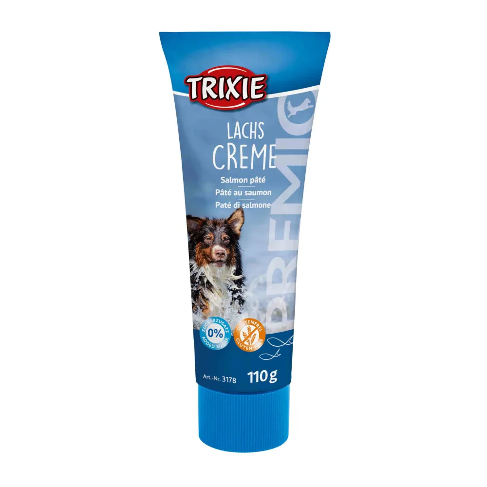 110g Trixie PREMIO zalmcrème hondensnacks van Trixie – productfoto