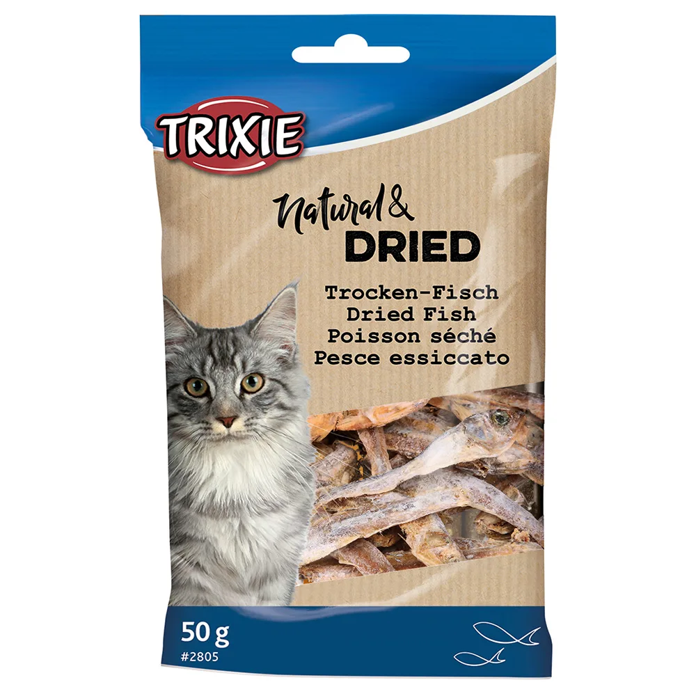 4x 50g Trixie Gedroogde Vis Voor Katten Kattensnacks van Trixie – productfoto