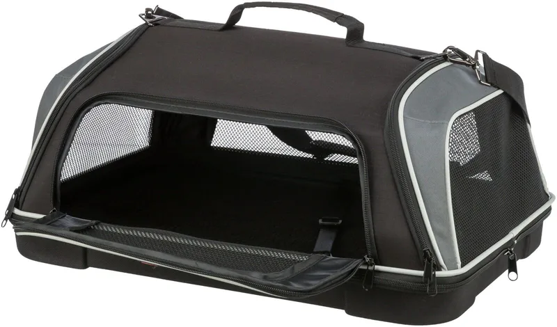 Airline Tas Boarding 55x23x40cm, Zwart/grijs van Trixie – productfoto 2 van 4
