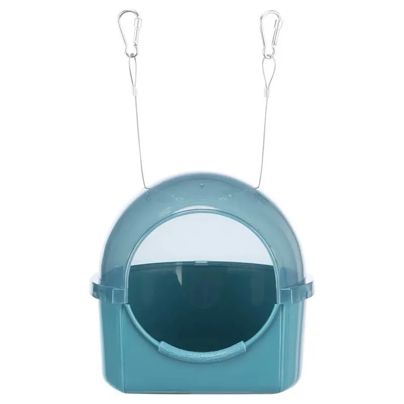Badhuis Rond - Vogelbad met Veiligheidshaken - 20x17.5x20 cm by Trixie in Blue – product photo 2 of 4
