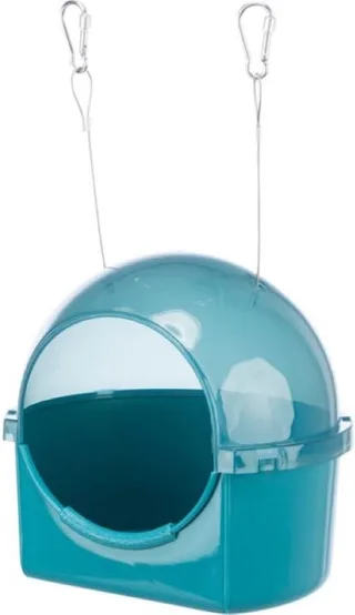 Badhuis Rond - Vogelbad met Veiligheidshaken - 20x17.5x20 cm by Trixie in Blue – product photo 1 of 4