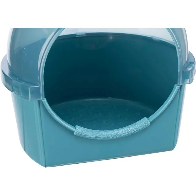Badhuis Rond - Vogelbad met Veiligheidshaken - 20x17.5x20 cm by Trixie in Blue – product photo 4 of 4