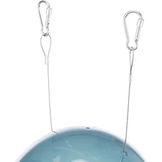 Badhuis Rond - Vogelbad met Veiligheidshaken - 20x17.5x20 cm by Trixie in Blue – product photo 3 of 4