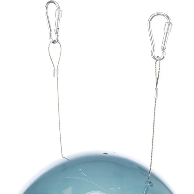 Badhuis Rond - Vogelbad met Veiligheidshaken - 20x17.5x20 cm by Trixie in Blue – product photo 3 of 4
