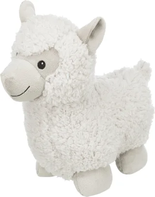 Be Eco - Honden Speelgoed - Alpaca Eyleen - Gerecycled Pluche - 26 cm de Trixie en Gris – photo produit 1 sur 2