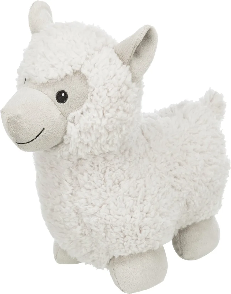 Be Eco - Honden Speelgoed - Alpaca Eyleen - Gerecycled Pluche - 26 cm de Trixie en Gris – photo produit 1 sur 2
