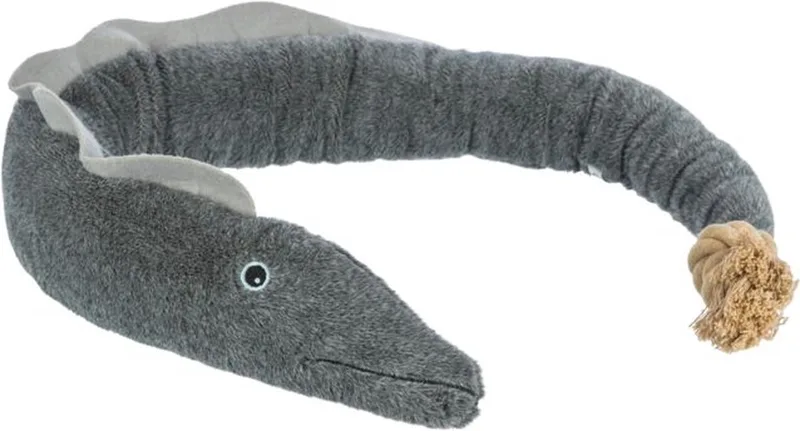 Be Nordic - Honden Speelgoed - Aal Karl - Pluche/Touw - 94 cm von Trixie in Grau – Produktfoto