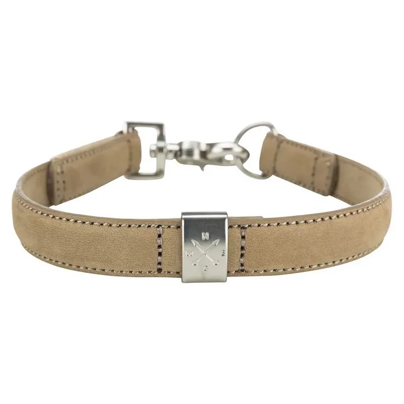 Be Nordic Leren halsband - XS-S by Trixie in Zand, Beige – product photo 2 of 5