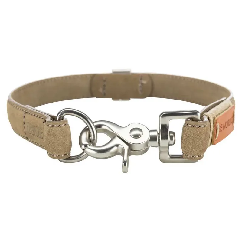 Be Nordic Leren halsband - XS-S by Trixie in Zand, Beige – product photo 3 of 5