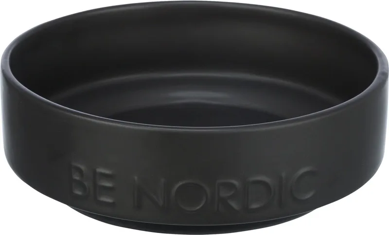 Be Nordic Voerbak voor Honden | Robuust Zwart Keramiek met Antislip Rubber by Trixie in Blue – product photo