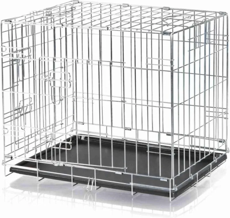 bench voor in de auto gegalvaniseerd metaal - S - 78X62X55 CM de Trixie en Bleu – photo produit