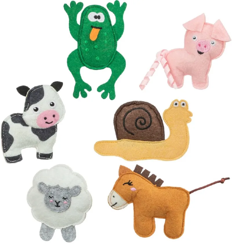 Animaux De La Ferme En Peluche de Trixie – photo produit