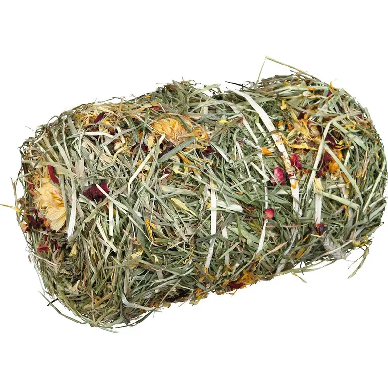 Botte De Foin Avec Mélange De Fleurs 200g de Trixie – photo produit