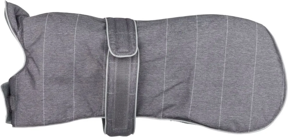 Brest Coat Grey Hondenjas Maat - 62cm de Trixie en Gris – photo produit